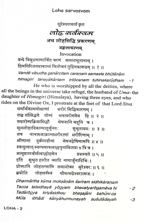 Lohasarvasvam of Suresvara